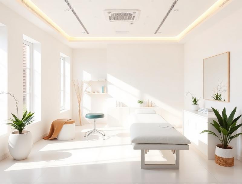Boutique wellness center interior